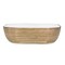 Ruvati 20"x16" Bthrm Vessel Sink Rose Gold Vanity Counter White Ceramic RVB2016WR - alternate 3